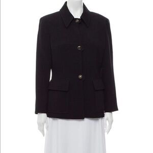 Celine Paris vintage AUTHENTIC Luxury 42 Evening Jacket w/ Celine Logo Buttons